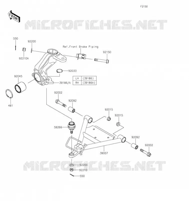 SUSPENSION Kawasaki SSV 400 2019 MULE SX  KAF400SKS