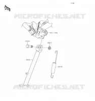BEQUILLES pour Kawasaki KLX140L
