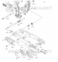 BRAS OSCILLANT pour Kawasaki KLX140L