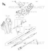 CABLES pour Kawasaki KLX140L