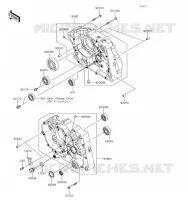 CARTER MOTEUR(S) pour Kawasaki KLX140L