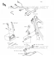 CHASSIS EQUIPMENT ELECTRIQUE pour Kawasaki KLX140L
