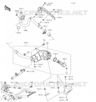 &Eacute;CHAPPEMENT pour Kawasaki KLX140L