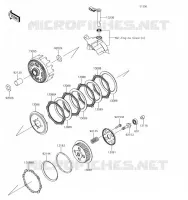 EMBRAYAGE pour Kawasaki KLX140L