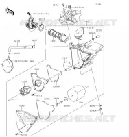 FILTRE A AIR pour Kawasaki KLX140L