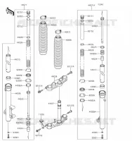 FOURCHE pour Kawasaki KLX140L