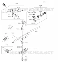 GUIDON pour Kawasaki KLX140L