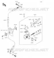MAITRE CYLINDRE AV pour Kawasaki KLX140L