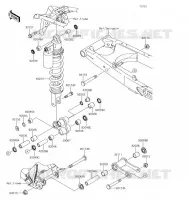 SUSPENSION/AMORTISSEUR pour Kawasaki KLX140L