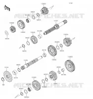 TRANSMISSION pour Kawasaki KLX140L