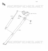 BEQUILLES pour Kawasaki KLX450R
