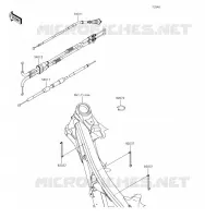 CABLES pour Kawasaki KLX450R