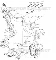 CHASSIS EQUIPMENT ELECTRIQUE pour Kawasaki KLX450R