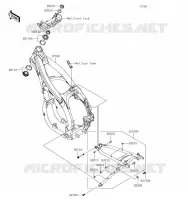 CH&Acirc;SSIS pour Kawasaki KLX450R