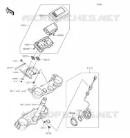 COMPTEURS pour Kawasaki KLX450R