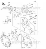 FREIN ARRIERE pour Kawasaki KLX450R