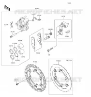 FREIN AVANT pour Kawasaki KLX450R