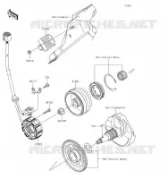 G&Eacute;N&Eacute;RATEUR pour Kawasaki KLX450R