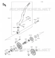 MECANISME DE KICK pour Kawasaki KLX450R