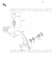 PEDALE DE FREIN pour Kawasaki KLX450R