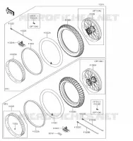 PNEUS pour Kawasaki KLX450R