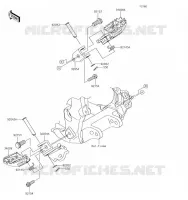 REPOSE PIED pour Kawasaki KLX450R