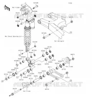 SUSPENSION pour Kawasaki KLX450R