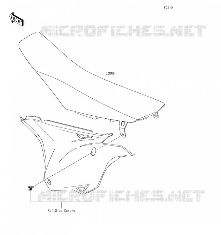 SELLE Kawasaki TOUT-TERRAIN 100 2019 KX100  KX100FKF