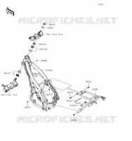 CH&Acirc;SSIS pour Kawasaki KX250