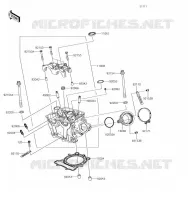 CULASSE pour Kawasaki KX250