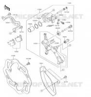 FREIN ARRIERE pour Kawasaki KX250