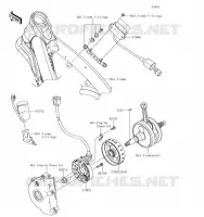 G&Eacute;N&Eacute;RATEUR pour Kawasaki KX250
