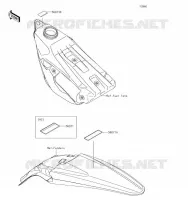 LABEL pour Kawasaki KX250