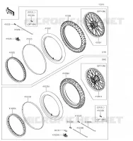 PNEUS pour Kawasaki KX250