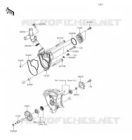 POMPE &Agrave; EAU pour Kawasaki KX250