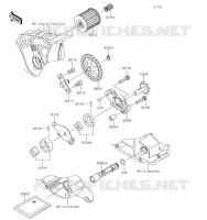 POMPE A HUILE pour Kawasaki KX250