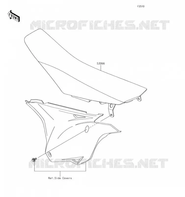 SELLE Kawasaki TOUT-TERRAIN 85 2019 KX85-II  KX85DKF