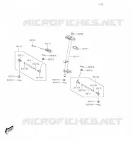 ARBRE DE DIRECTION pour Kawasaki KFX50