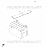BATTERIE pour Kawasaki KFX50