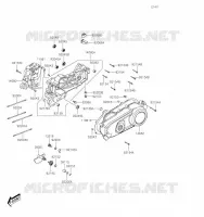 CARTER MOTEUR(S) pour Kawasaki KFX50