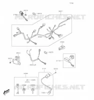 CHASSIS EQUIPMENT ELECTRIQUE pour Kawasaki KFX50