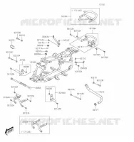 CH&Acirc;SSIS pour Kawasaki KFX50