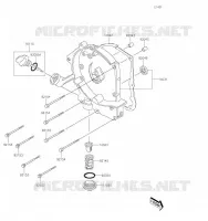COUVERCLES MOTEUR pour Kawasaki KFX50