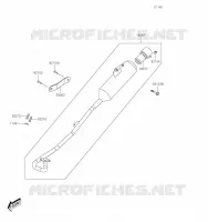 &Eacute;CHAPPEMENT pour Kawasaki KFX50