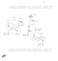 ARBRE DE DIRECTION pour Kawasaki KFX50