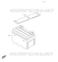 BATTERIE pour Kawasaki KFX50