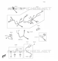 CHASSIS EQUIPMENT ELECTRIQUE pour Kawasaki KFX50