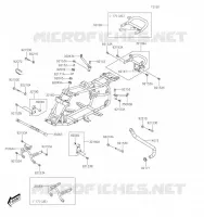 CH&Acirc;SSIS pour Kawasaki KFX50