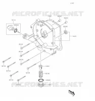 COUVERCLES MOTEUR pour Kawasaki KFX50