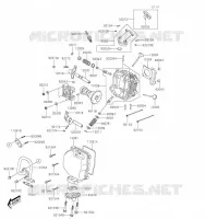 CULASSE pour Kawasaki KFX50